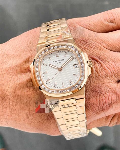 horloge patek philippe|patek philippe nautilus diamond bezel.